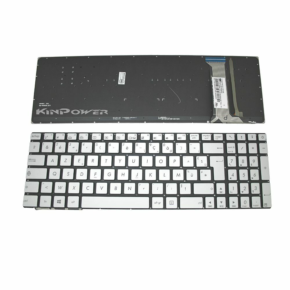 Clavier AZERTY Français Remplacement Asus GL551JW GL552J GL771JW PC