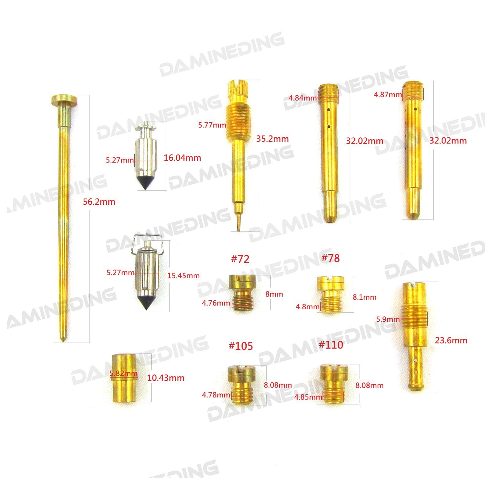 Loewten 24 Pieces Motorcycle Carburetor Repair Kit With Gasket O Ring Float Replacement For 400 Cb400t 1980 1981 Carb Tool Carburetor - Foto 2