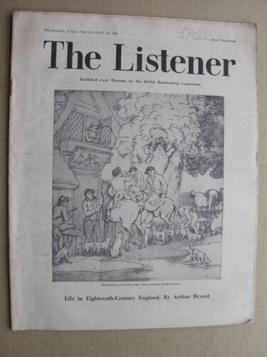 THE LISTENER May 23 1946 Muhammad Iqbal E.M. Forster, Malaya, Darjeeling Ascoli - Afbeelding 1 van 6