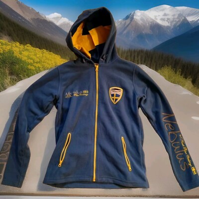 Original NEBULUS Jacke SCHWEDEN   blau gelb Größe XL Stockholm Göteborg NEU 