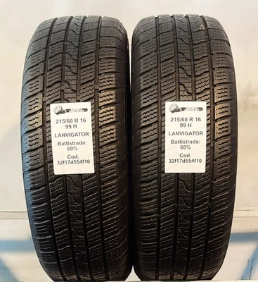 PNEUS USAGÉS PIÈCES 2 LANVIGATOR CATCHFORS A/S 215/60 R16 99H 4 STAGIONI - Photo 1/4