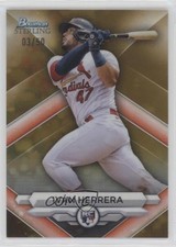2023 Bowman Sterling Rookies Gold Refractor 3/50 Ivan Herrera Iván #BSR-13 11s9