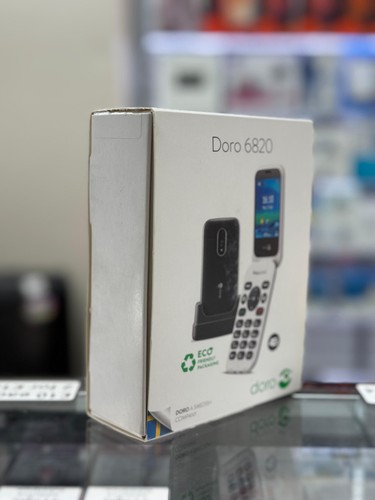 Doro 6820 4G Flip Phone Red/White – Unlocked - Bild 2 von 5