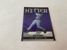 2025 Leaf Baseball Nation Ken Griffey Jr. Pure Hitter Base PB-19 Purple 5/8 WSC