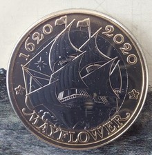 2020 Mayflower 400th Anniversary £2 Coin & Presentation Pack in Original Sleeve