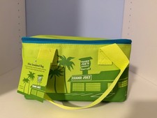 Trader Joe’s Summer Collection Mini Insulated Tote eco Bag Lime green Palm Limit