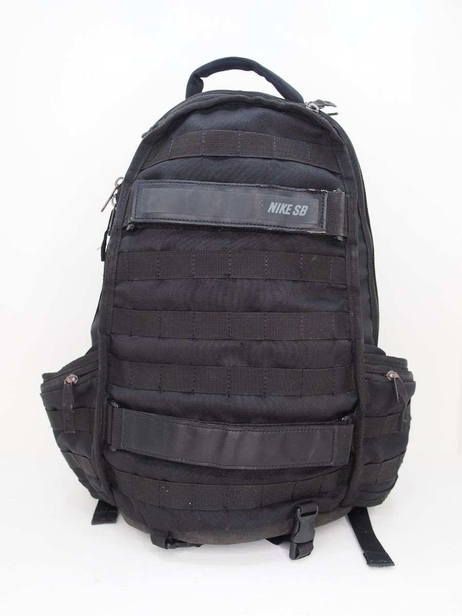 Nike SB RPM Black Backpack Tactical Skateboard Style | eBay