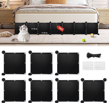 Professional Under Bed Blocker for Pets 11.8" Height 83" Length in Total, Multi-