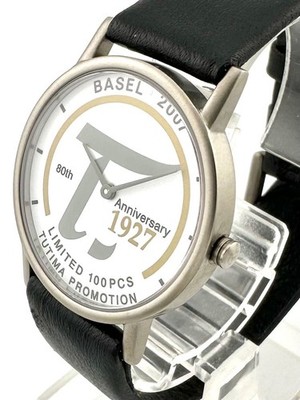Tutima 80th Anniversary Limited 100 Titanium Quartz Mens Watch Not For Sale