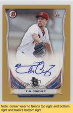 2014 Bowman Retail Prospect Auto Gold 32/50 Tim Cooney #PA-TC Auto READ 0t2
