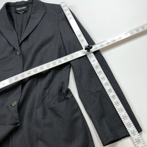 Giorgio Armani EUR 44 (Fit 30W 25L) Women 100% Wool Blend Button Blazer 2PC Suit - Picture 7 of 20