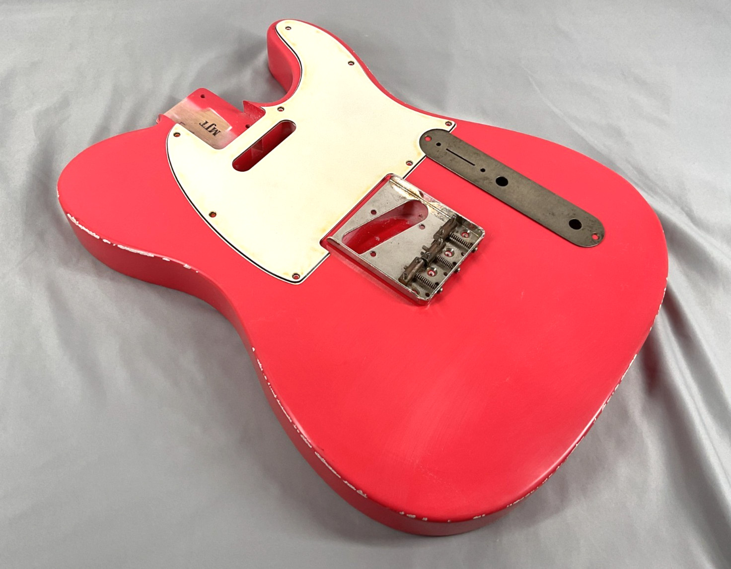 MJT Official Custom Vintage Aged Nitro Guitar Body Mark Jenny VTT Fiesta Red
