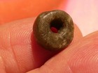 ANCIENT PRECOLUMBIAN MESOAMERICAN GREEN MAYAN JADEITE ROUND DISC BEAD LUSTRE — photo 5