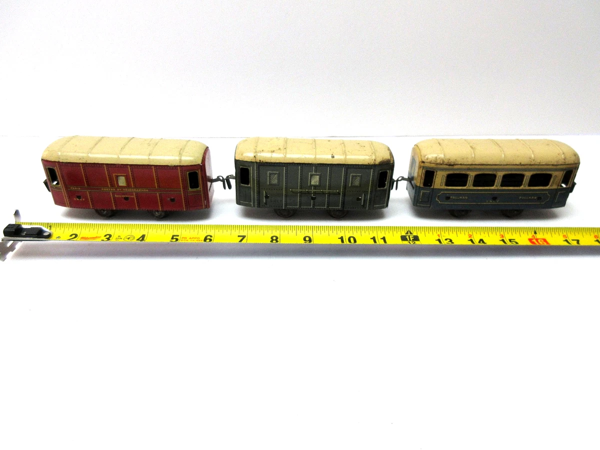 Lot De Wagons Et Rails Anciens Pullman Et JEP (occasion, Collection)