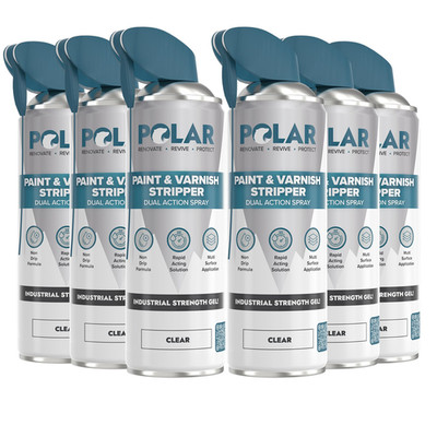 Polar Specialist Coatings Polar Paint Varnish Stripper Spray - 6 X 17 Fl Oz