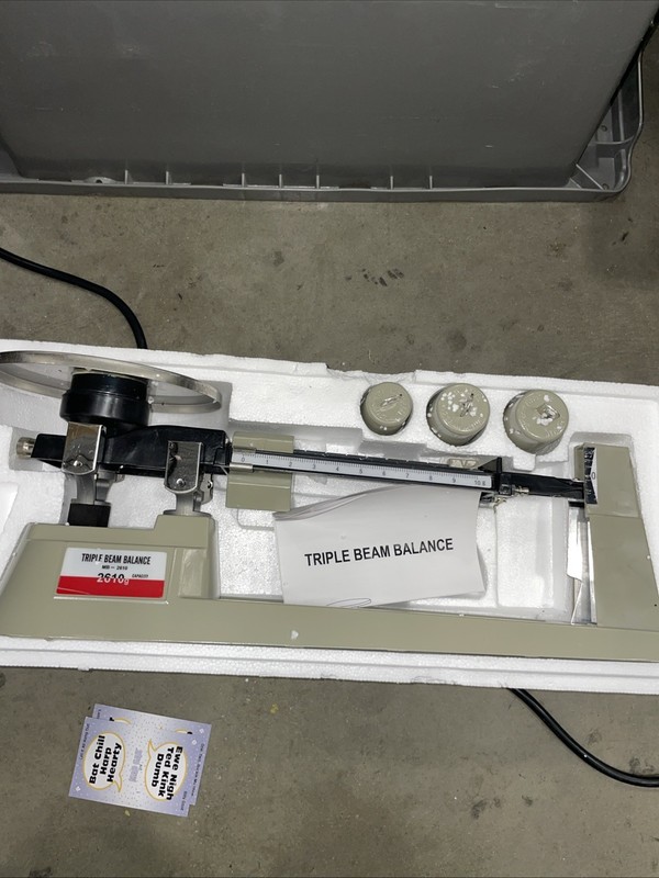 MB-2610 Triple Beam Balance Scale with 3 Weights