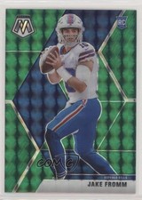 2020 Panini Mosaic Rookies Green Mosaic Prizm Jake Fromm #242 0c2