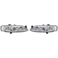 Scheinwerfer Passend FüR Set Opel Vectra Baujahr 1995-1998 Klarglas/Chrom