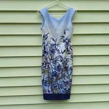 Gabby Skye Womens Midi Dress Size 10 Sleeveless Mature Boho Festival Vacation