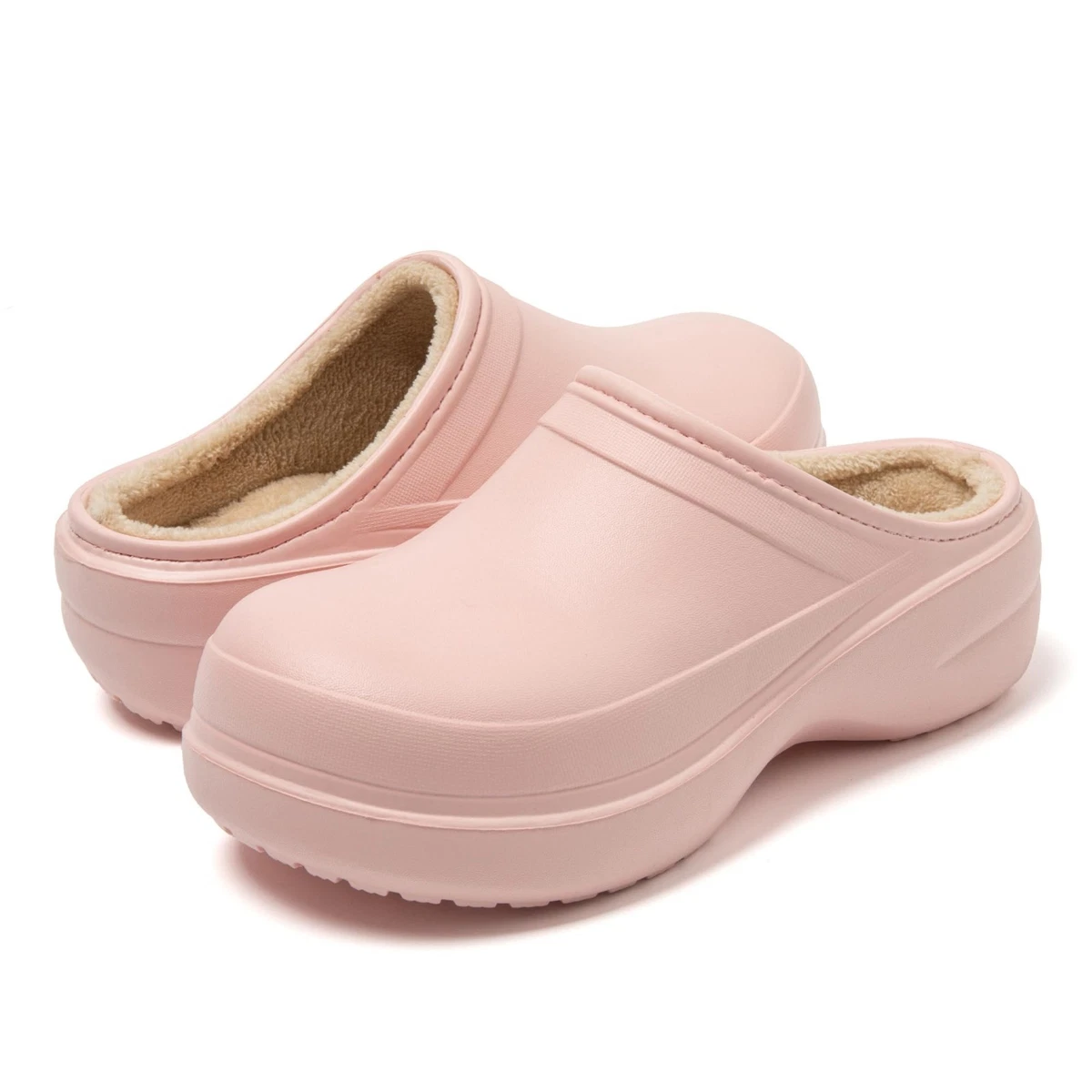 Pantofole Comfort Donna Gluv Rosa, Memory Foam, Fodera Sintetica, Taglie 36-41 EU
