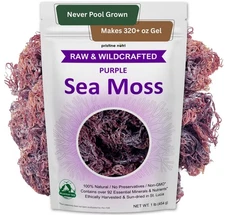 Sea Moss – Raw Wildcrafted Irish Seamoss from St. Lucia | Purple, Sun-Dried |...