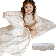 Organic Toddler Nap Mat   100 Cotton Kids Washable Sleeping Mat  Detachable...