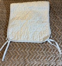 Circo Blue Sheet Saver For Baby Crib With Ties Cotton Blend