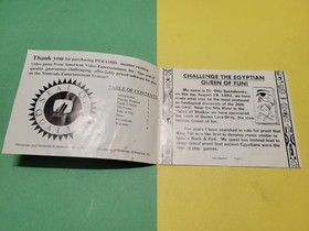 Pyramid NES Nintendo Instruction Manual Only