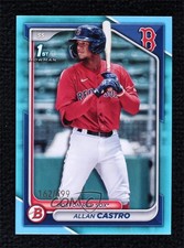 2024 Bowman Prospects Sky Blue Border 162/499 Allan Castro #BP-14 9su