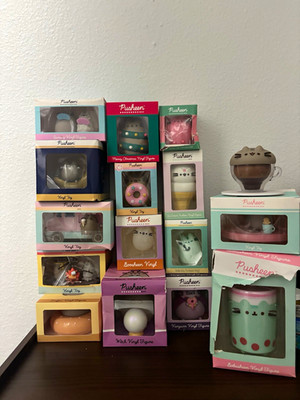 Pusheen Pusheen Box Vinyl Figure Lot, Boxed Assorted Designs, Multicolor