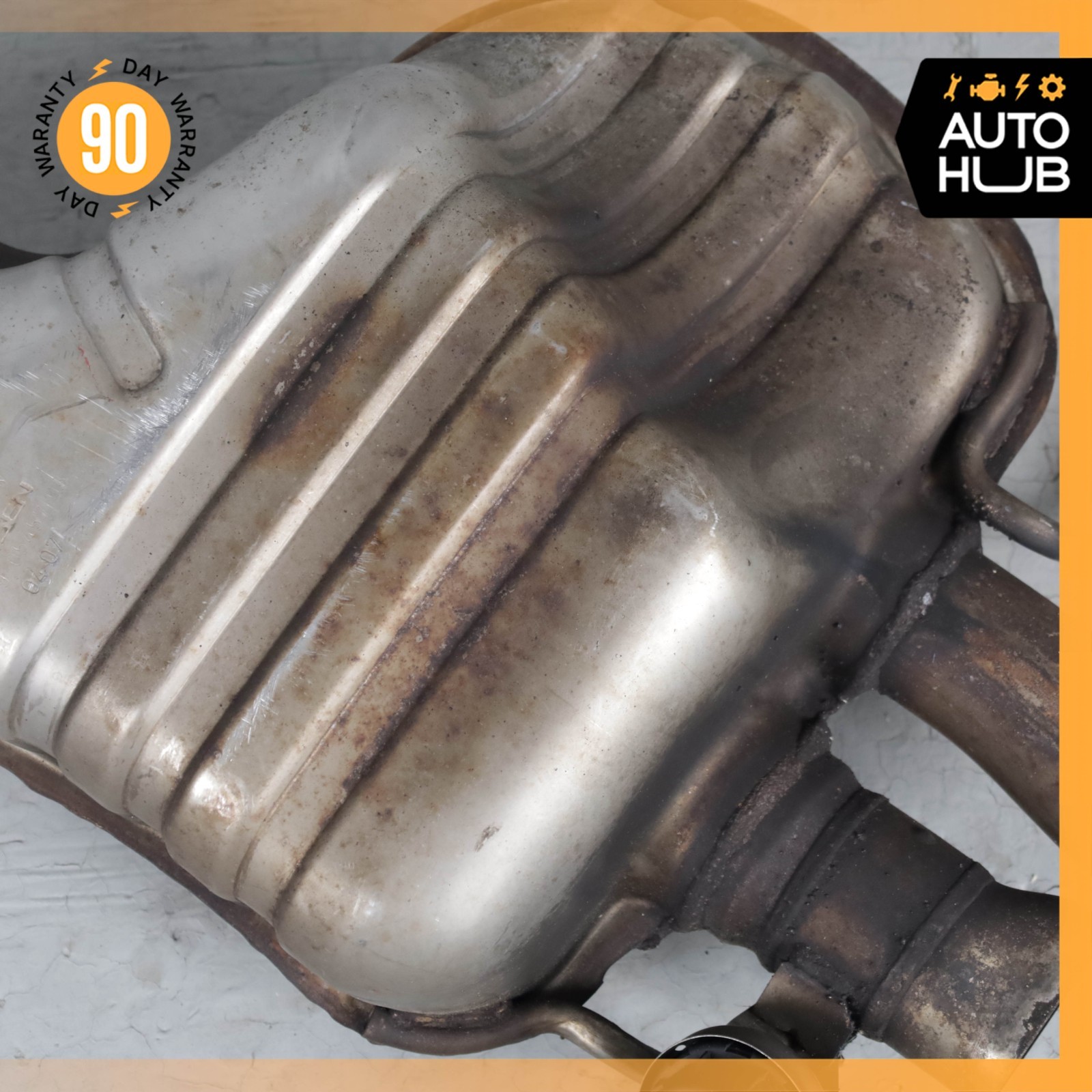 03-12 Bentley Continental GTC GT Exhaust Muffler Right Side 3W0253611 OEM 62k