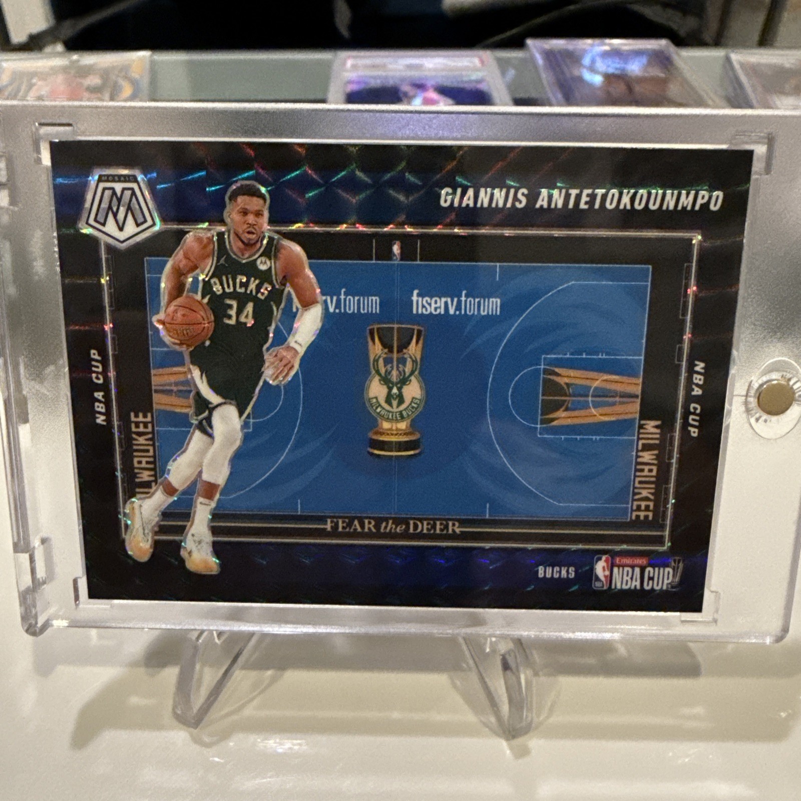 2024-25 Panini Mosaic Giannis Antetokounmpo NBA Cup Mosaic SP 🔥 Bucks