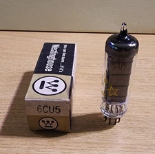 6CU5, Westinghouse, Beam Power Amplifier Vacuum Tube - NOS - TESTED
