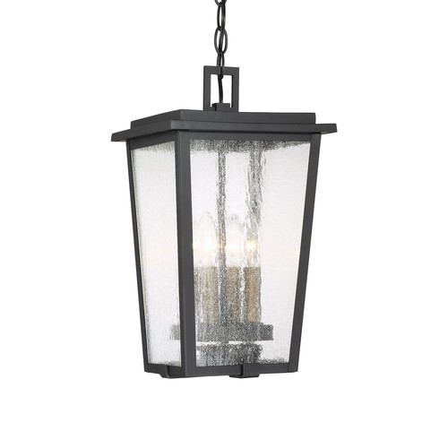 Minka Lavery Great Outdoors Cantebury 4 Light Coal Outdoor Chain Hung Light