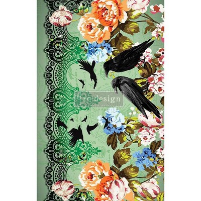 Retro Garden | Décor Decoupage Tissue | Redesign with Prima