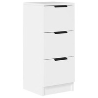 Sideboard Weiß 30X30X70 Cm Holzwerkstoff Kommode Anrichte Schrank