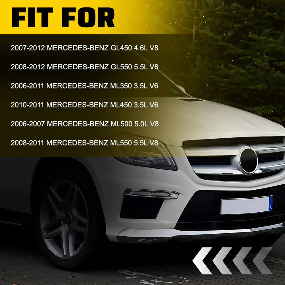 Левый и правый воздухозаборник воздуховод трубный шланг для Mercedes Benz ML350 ML300 GL450 W164 - Изображение 4 из 4