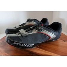Specialized Comp Rd Scarpe Ciclismo Uomo EU 45.5 Nero Argento Rosso Cinturino Quadrante Boa