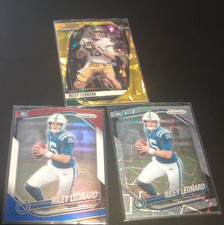 Panini Prizm NFL Rookie 3 Card Lot - Riley Leonard #342 #76 Football