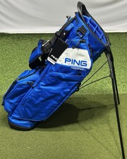 PING 2025 Hoofer 14 Stand Carry Golf Bag w/ Rain Hood Color: Royal/White NEW 