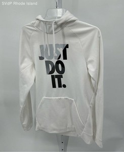 Nike White Sweatshirt - Size S