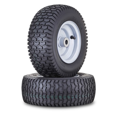 #ad 2 WANDA 13X5 6 Lawn Mower Tire w 3 4quot; Bushing 3quot; Center Hub Silver Wheel 13106 $51.99