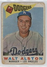 1960 Topps Walter Alston #212 HOF 09z5