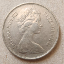1973 10p Decimal Coin - Queen Elizabeth II British Circulated Rare