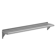 8 In. X 48 In. Stainless Steel Wall Shelf. Kitchen, Restaurant, Garage, Laundry,