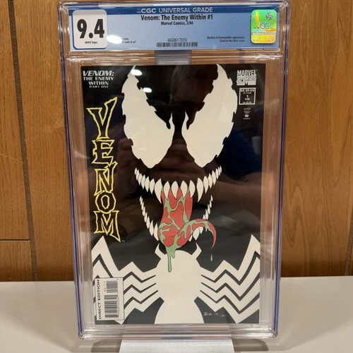 Venom CGC 9.4 The Enemy Within #1 Glow In Dark Amazing Spider-man Spiderman