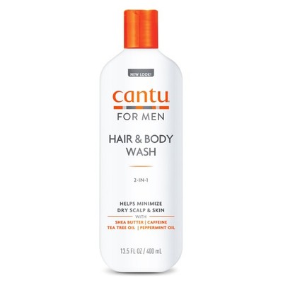 for Men 2-In-1 Hair & Body Wash with Shea Butter, Tea Tree Oil & Caffeine, 13.5 