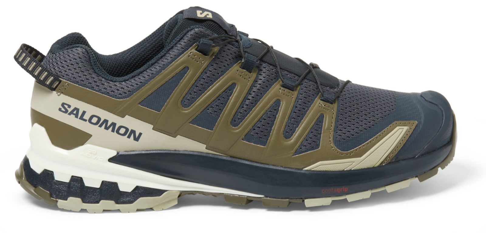 Salomon XA Pro 3D V9 Mens Trail Running Shoes in Indiaink Olivenight Aloewash