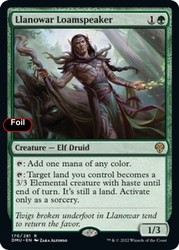 Llanowar Loamspeaker - Foil - Dominaria United #170/281 Rare