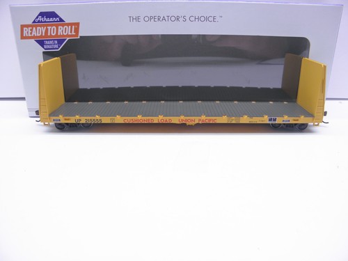 ATHEARN LISTO PARA RODAR 60' MAMPARO COCHE PLANO - UNION PACIFIC #215555 ESCALA HO | Condition: New